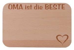 Frühstücksbrettchen Oma ist die BESTE