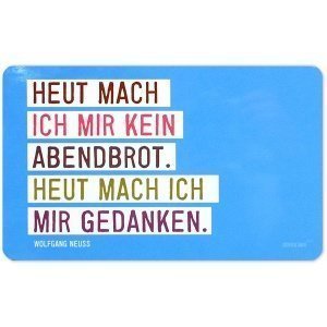 Frühstücksbrettchen `Gedanken`