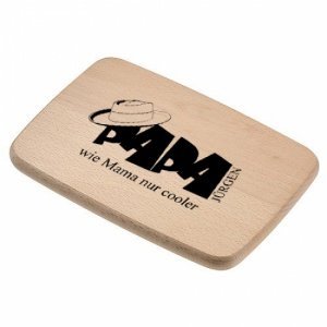 Frühstücksbrettchen Holz *Papa* mit Grav