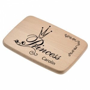 Frühstücksbrettchen Holz *Princess* mit 