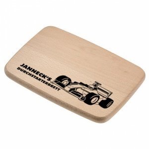 Frühstücksbrettchen Holz *Rennauto* selb