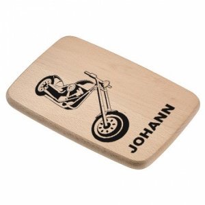 Frühstücksbrettchen Holz *Shopper* mit G