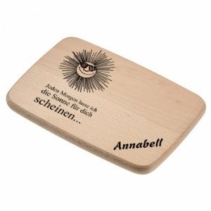 Frühstücksbrettchen Holz *Sonnenschein* 