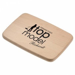 Frühstücksbrettchen Holz *Top Model* mit