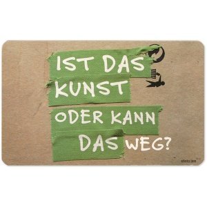 Frühstücksbrettchen `Ist das Kunst?`