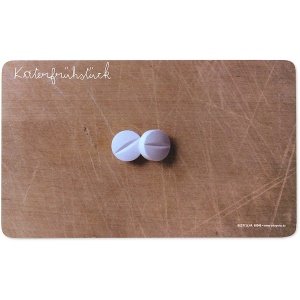 Frühstücksbrettchen `Katerfrühstück`