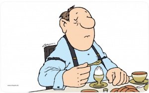 Frühstücksbrettchen Mann