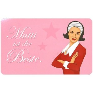 Frühstücksbrettchen `Mutti ist die Beste