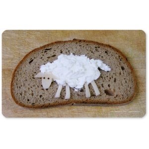 Frühstücksbrettchen `Schaf`