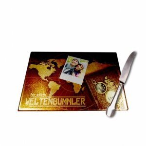 Frühstücksbrettchen *Weltenbummler* mit 