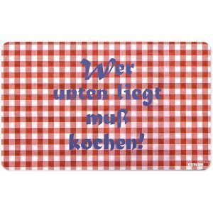 Frühstücksbrettchen `Wer unten liegt...`