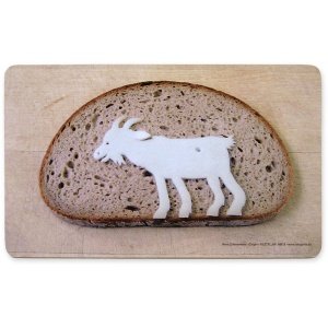 Frühstücksbrettchen `Ziege`