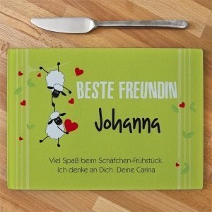 Frühstücksbrettchen aus Glas f