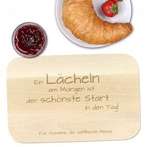 Frühstücksbrett Ein Lächeln am Morgen
