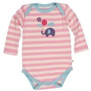 Frugi - 2er Pack Bio-Bodys rosa-blau, kb