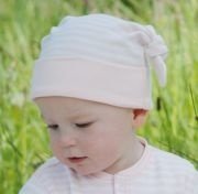 Frugi - Baby-Knotenmütze Schaf rosa, kbA