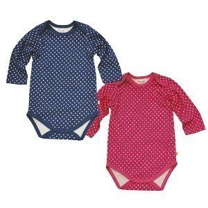 Frugi Baby Mädchen Langarm Body Punkte D