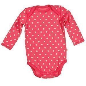 Frugi Baby Mädchen Langarm Body Raspberr