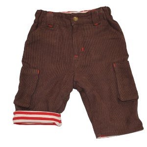 Frugi Jungen Cord Hosen gefüttert braun