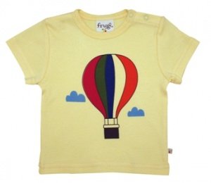 Frugi Jungen Kurzarm T-Shirt -Ballon-
