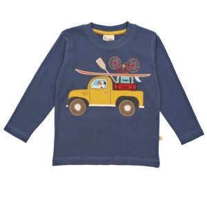 Frugi Jungen Langarm Shirt Pick-up-Truck