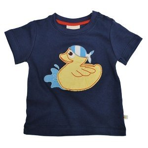 Frugi Jungs Kurzarm Shirt Ente Bio Baumw
