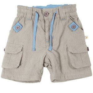 Frugi Jungs Kurze Cord Combat Hosen Beig