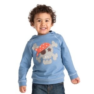Frugi Jungs Langarm Kapuzen Shirt Pirat 