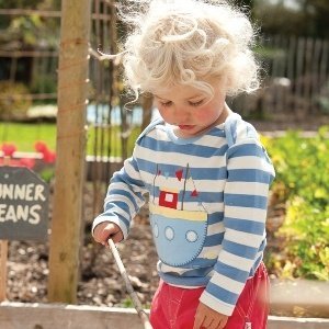 Frugi Jungs Langarm Shirt Captain Bio Ba