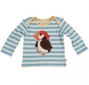 Frugi Jungs Langarm Shirt Vogel Pirat Bi