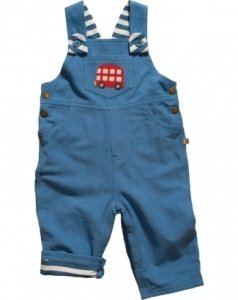 Frugi Jungs Latzhosen Bus Bio Baumwolle 
