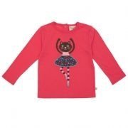 Frugi - Langarmshirt Ballerina Katze ros