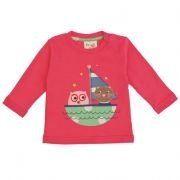 Frugi - Langarmshirt Katze und Eule, kbA