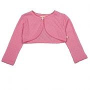Frugi - Mädchen-Bolerojacke rosa, kbA
