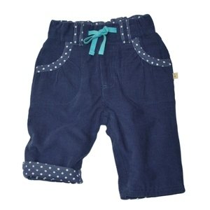 Frugi Mädchen Cord Hosen gefüttert blau