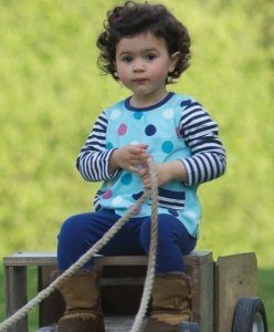 Frugi Mädchen Kittel Shirt Multispot Bio