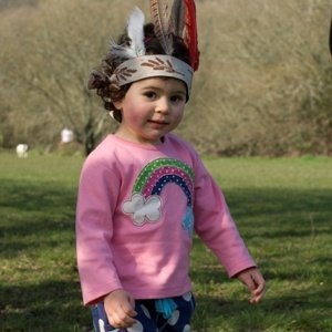 Frugi Mädchen Langarm Shirt Regenbogen i