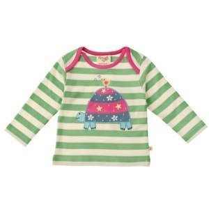 Frugi Mädchen Langarm Streifen-Shirt Sch