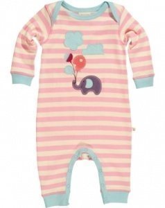 Frugi Strampler/Schlafanzug Elefant Bio 