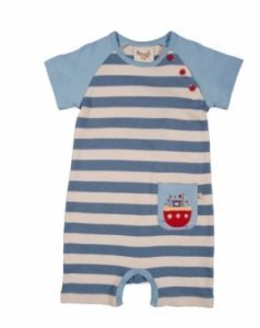 Frugi Strampler/Schlafanzug Boat Bio Bau