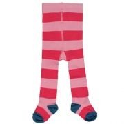 Frugi - Strumpfhose Streifen rosa-pink, 