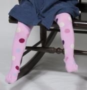 Frugi - Strumpfhose rosa mit Punkten, kb