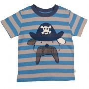 Frugi - T-Shirt Hund blau, kbA