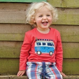 Frugi Unisex Langarm Shirt Roadtrip Bio 