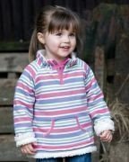 Frugi - Wende-Pullover mit bunten Streif