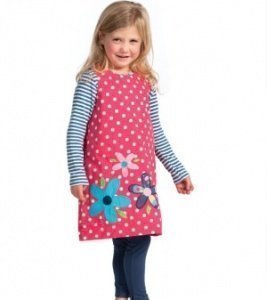Frugi Wendekleid Bio Baumwolle -Flower- 