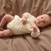 Frugi - Wickelbody Langarm natur, 2er Pa