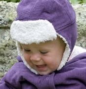 Frugi - coole Flieger-Mütze flieder, kbA