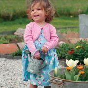 Frugi - dünne Bolerojacke rosa, kbA