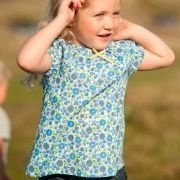 Frugi - dünnes Sommer-Top Batist blau, k